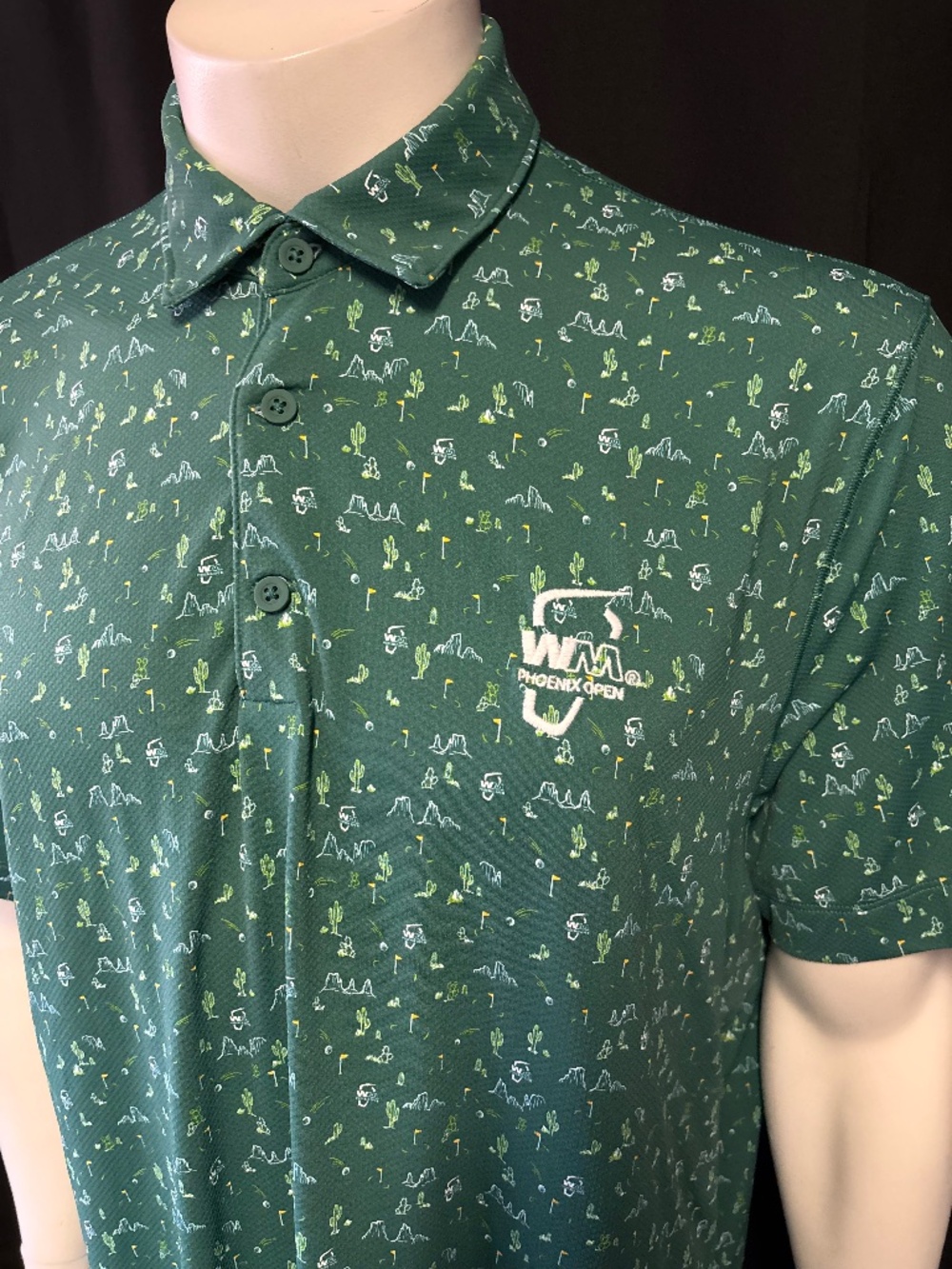 Nice mens XXL (fits like an XL) Abercrombie & Fitch WM Open golf polo